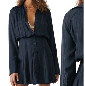 Free people dress shirt dress NWT
